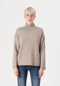 Selected Femme SLFCILLE  - Jumper - irish cream/melange