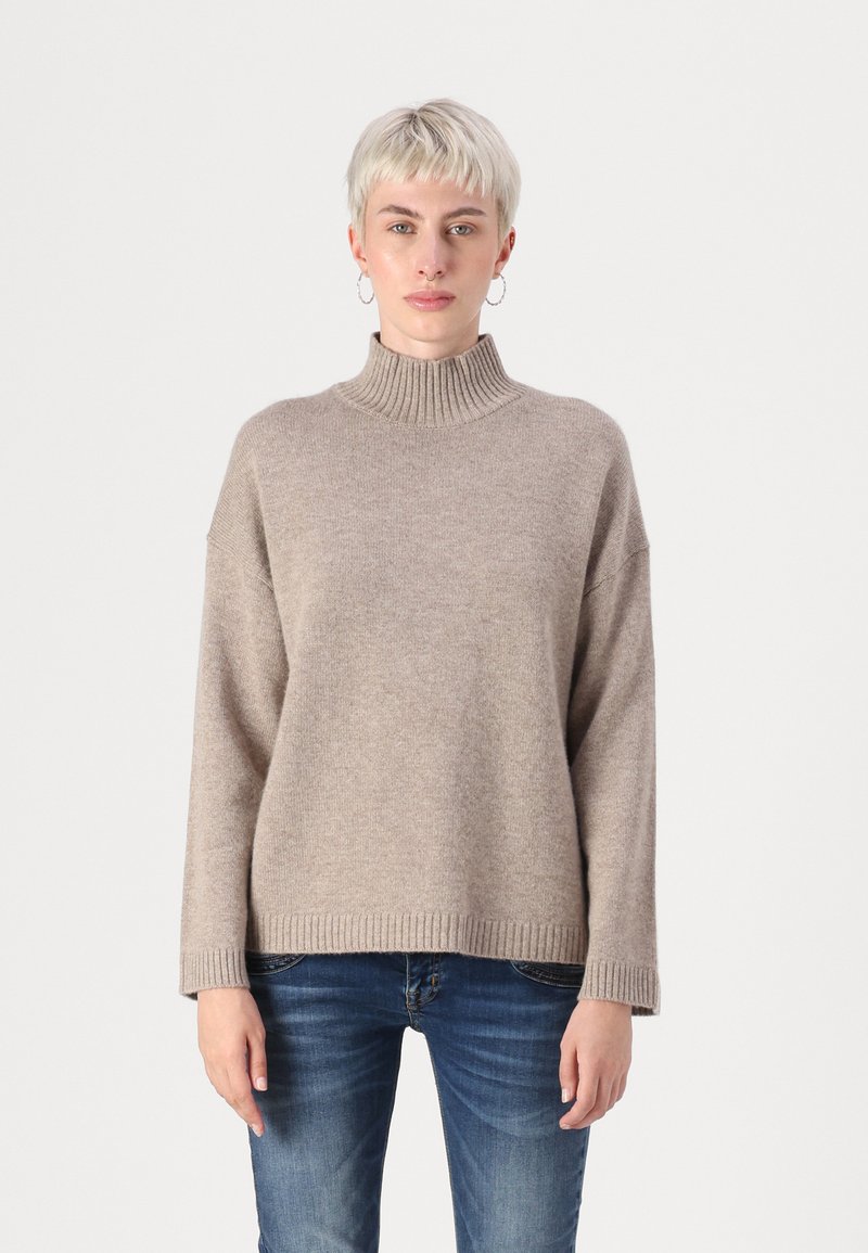 Selected Femme SLFCILLE  - Jumper - irish cream/melange