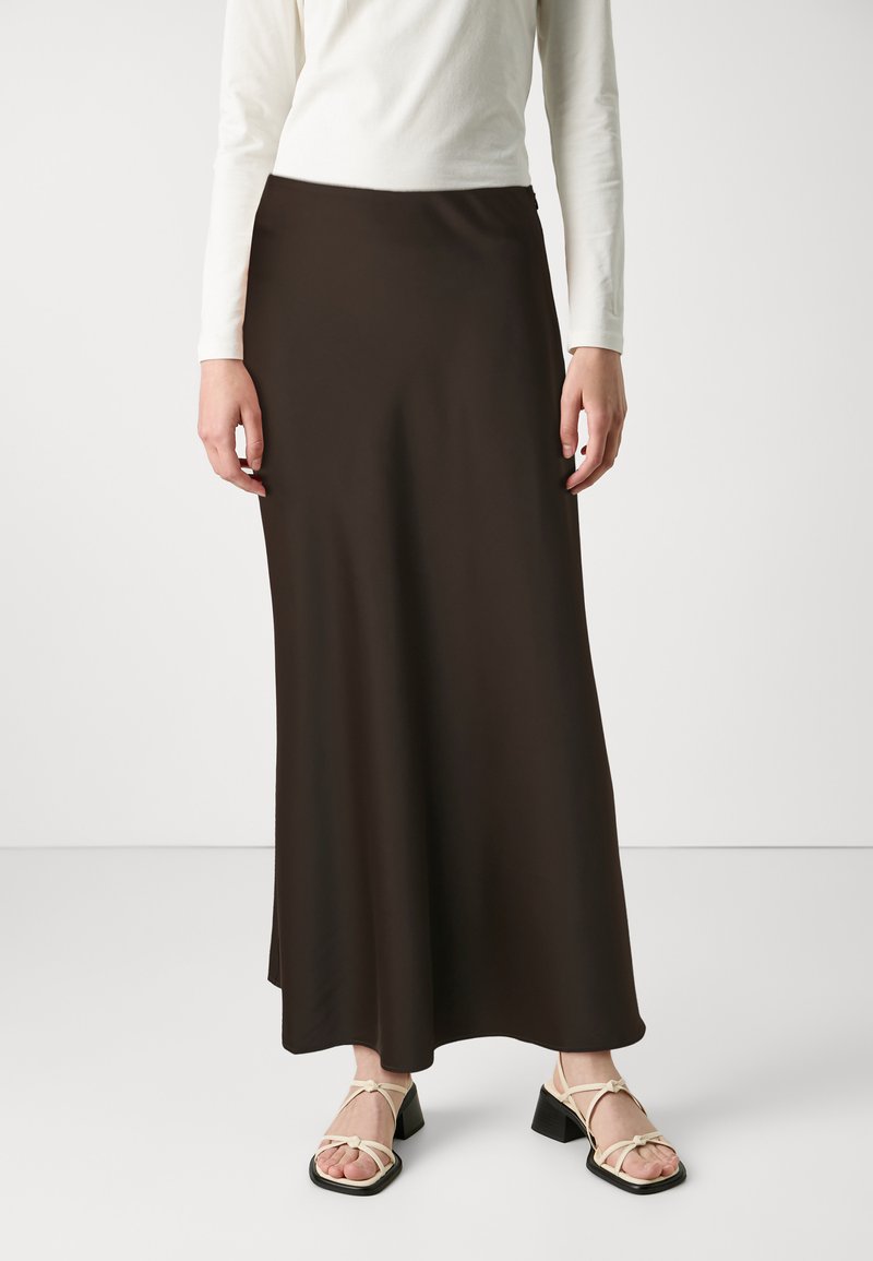 Selected Femme SLFLENA - Jupe trapèze - coffee bean
