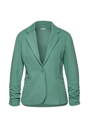 Street One MIT RAFFUNG - Cardigan - grün
