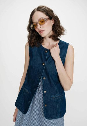 CINTRÉE EN VALLON - Veste sans manches - mediumblue