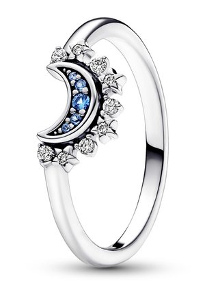 CELESTIAL SPARKLING MOON - Ring - silver coloured