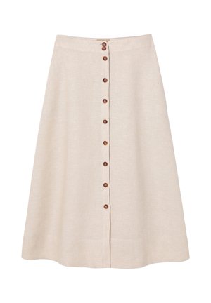 TATUUM, ARTICLE TAG: SKIRT - ARTICLE NAME: TRAKO 2 - Falda acampanada - light beige melange