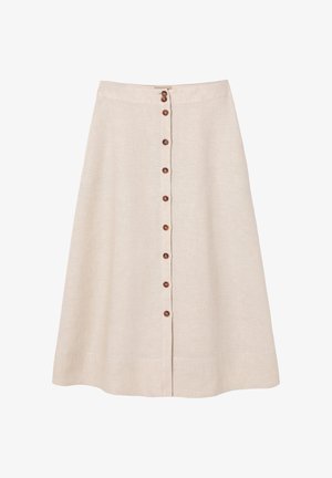 TATUUM, ARTICLE TAG: SKIRT - ARTICLE NAME: TRAKO 2 - Fustă în formă de A - light beige melange