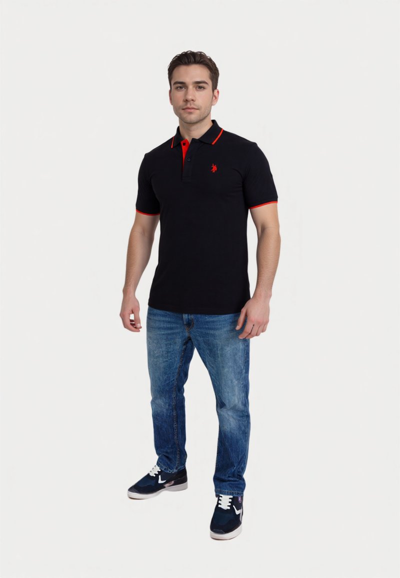U.S. Polo Assn. SHORTSLEEVE FASHION - Polo shirt - schwarz