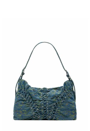 LARGE BRAIDED - Geantă de mână - blue