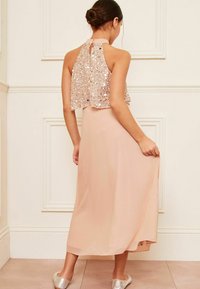 Lipsy EMBELLISHED HALTER - REGULAR FIT - Cocktailkjole / festkjole - pink