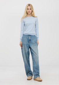 Terranova BASIC A TINTA UNITA - Maglione - celeste