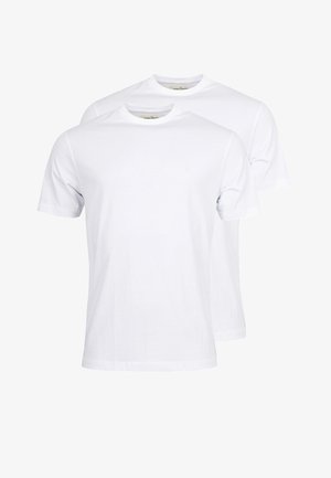 Hechter Paris 2 PACK - Basic T-shirt - weiss