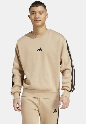 CON 3 BANDE ESSENTIALS - Felpa - beige