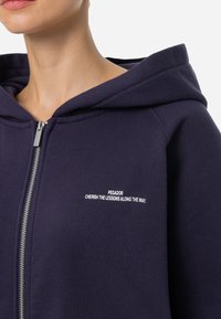 Pegador DEE OVERSIZED - Sweatjakke - washed indigo blue