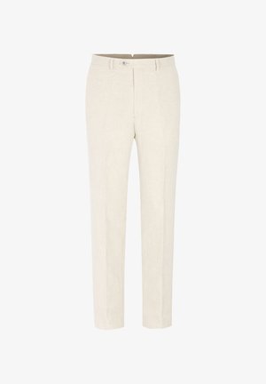 Oscar Jacobson Stoffhose - white grass