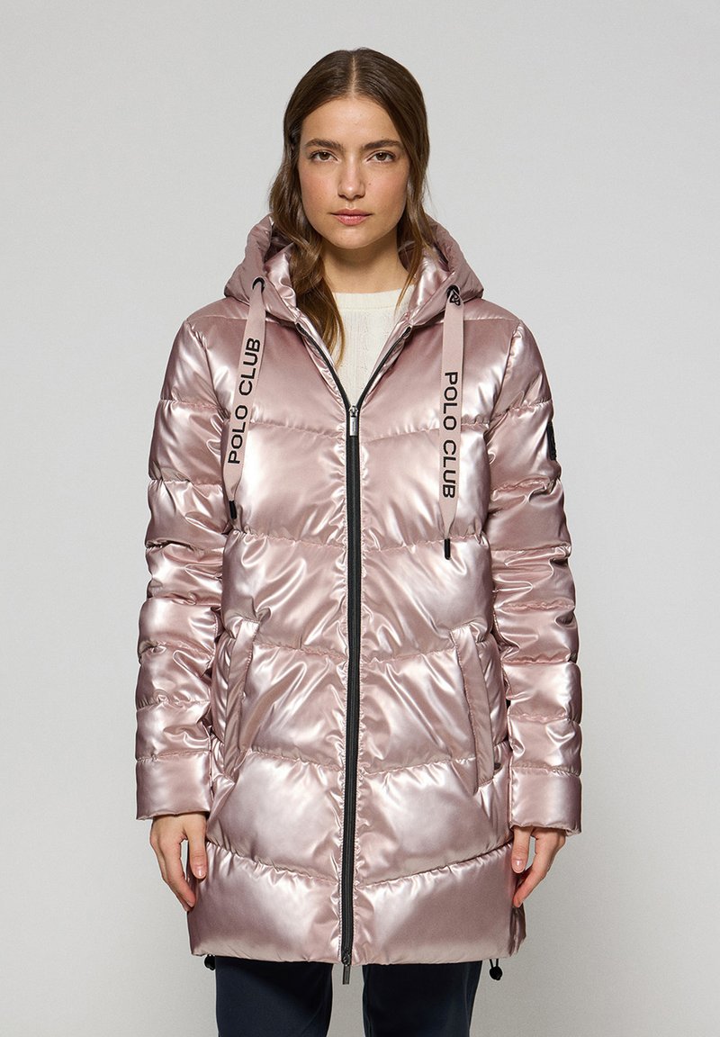 Polo Club SHINY HOODED CATELE C - Vinterkappa /-rock - pink