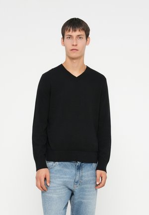 SOLID CORE VEE - Pulóver - black