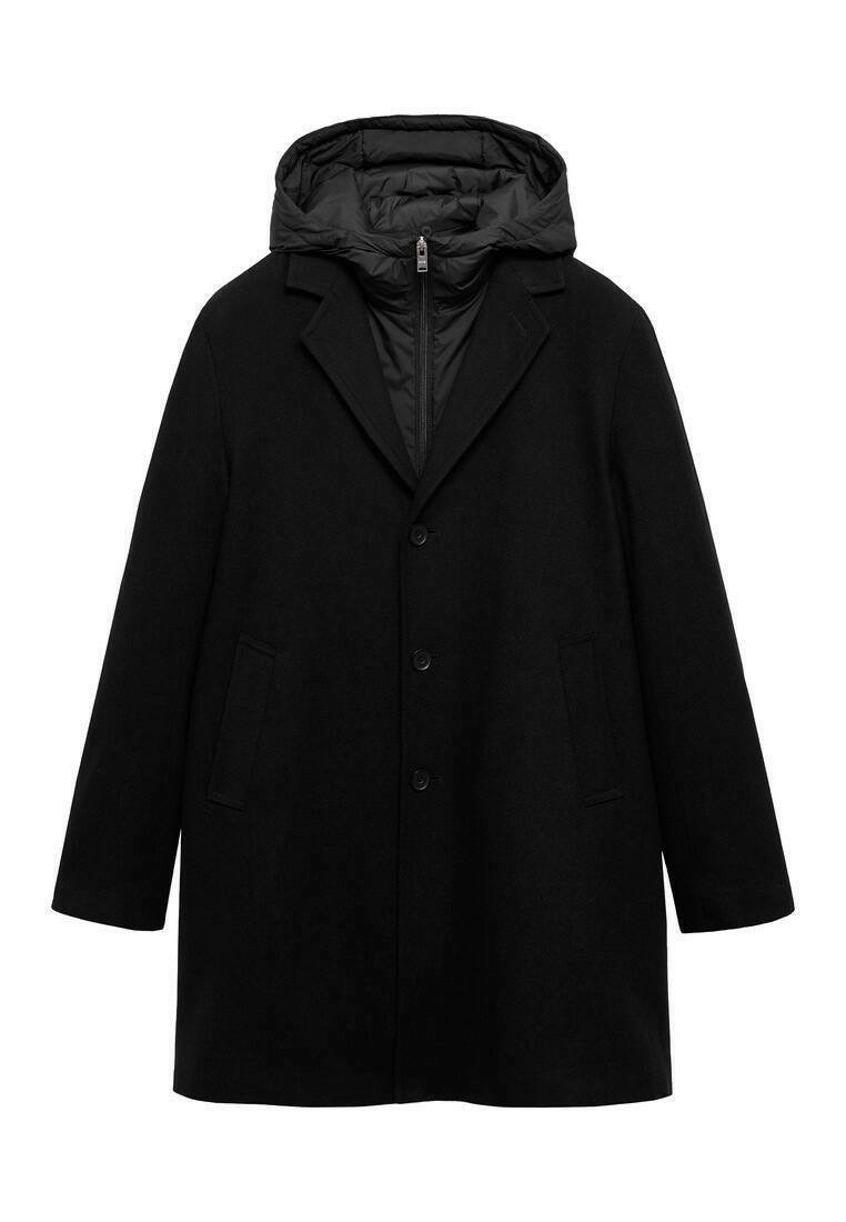 Mango Vinterkappa /-rock - black/svart - Zalando.se