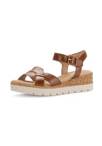 Gabor Comfort 42.704 - Telitalpú szandálok - camel