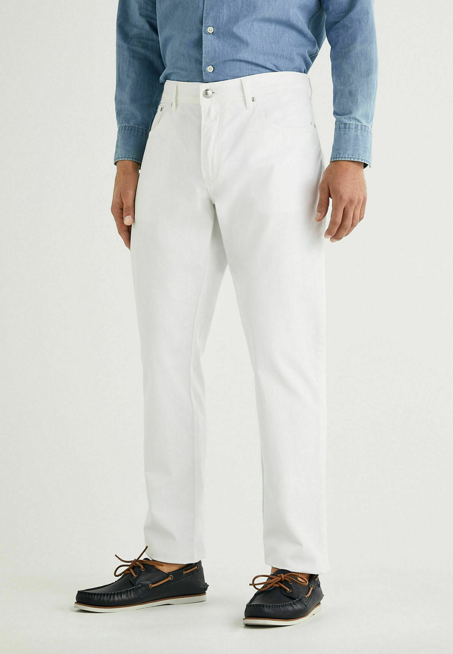 Hackett London CORE TRINITY - Vaqueros rectos - bright wht/blanco -  Zalando.es