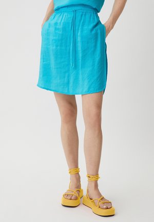 Jupe trapèze - turquoise