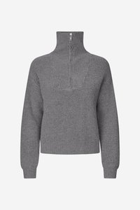 WASHINGTON HALF ZIP - Neule - grey