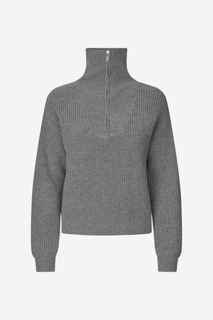 Envii WASHINGTON HALF ZIP - Pulover - grey