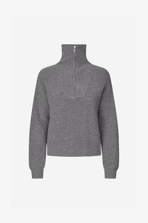 Envii WASHINGTON HALF ZIP - Striktrøje - grey