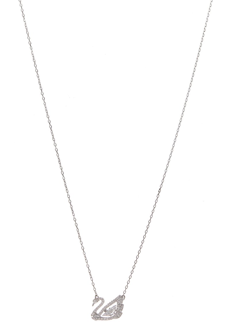 Swarovski SWAN NECKLACE - Necklace - white/silver-coloured - Zalando