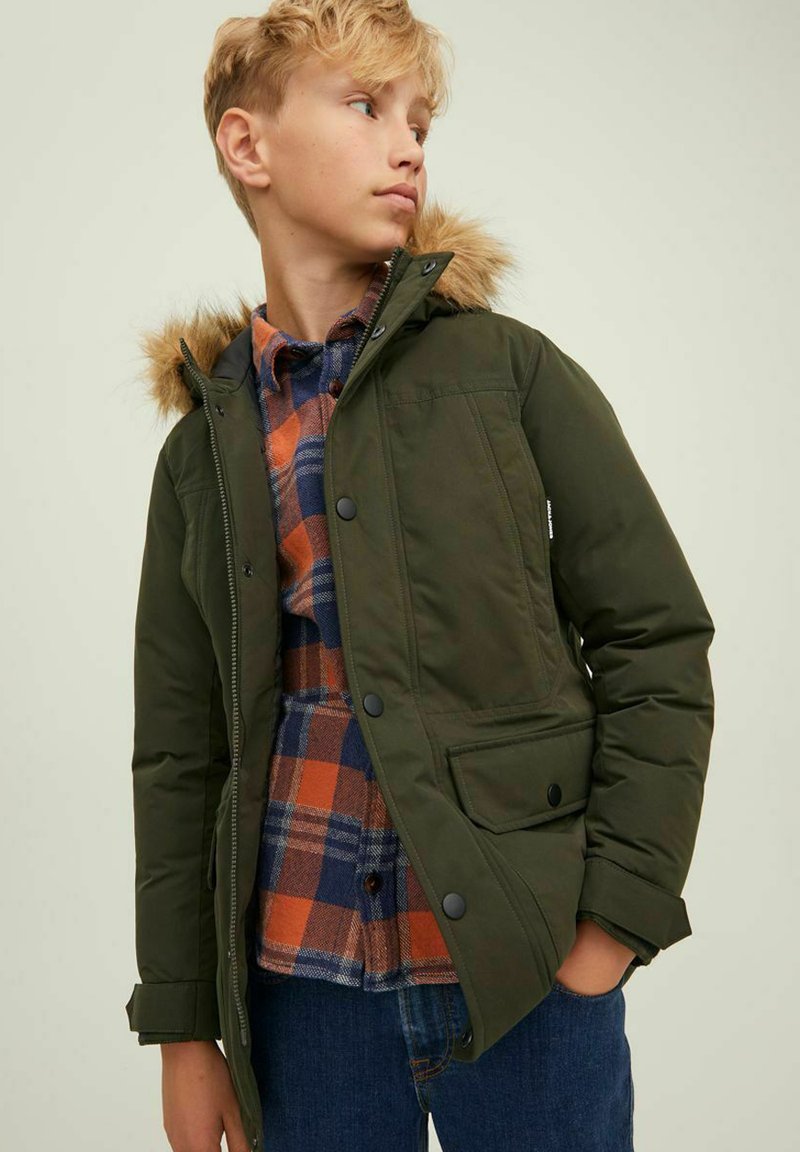 Jack & Jones Junior JJWINNER JNR Winter coat rosin/khaki Zalando.ie