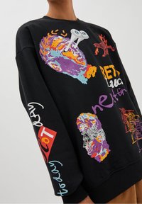 PULL&BEAR Mikina - black