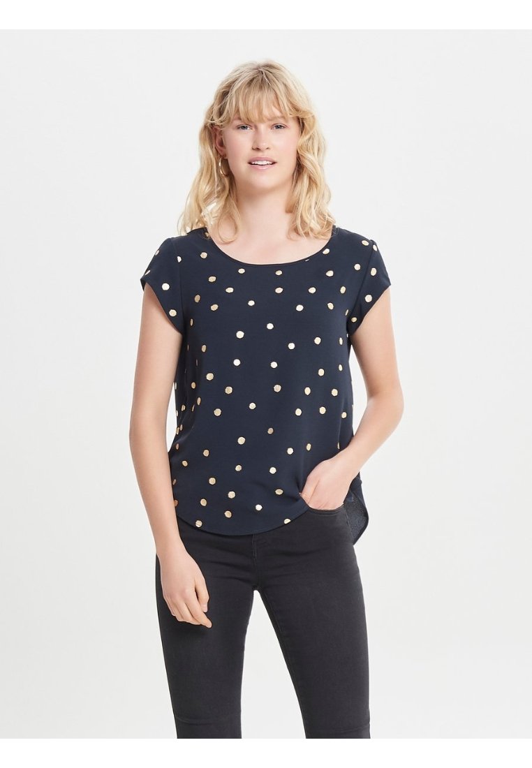 ONLY ONLVIC NOOS - Bluse - dark blue-mottled