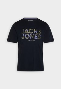 Jack & Jones JAMES CREW NECK - Print T-shirt - navy blazer