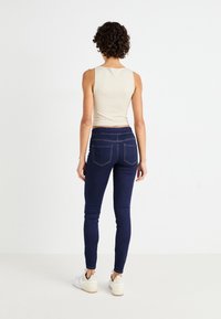 ONLY Vaqueros pitillo - dark-blue denim
