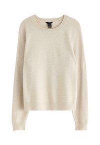 LUCY - Stickad tröja - light beige