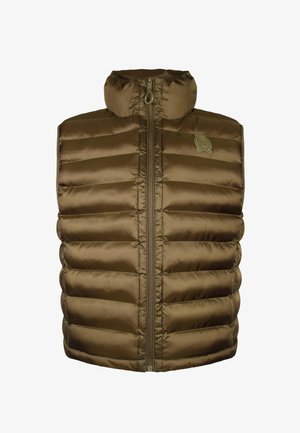 SIKSILK, GILET - Γιλέκο - khaki green