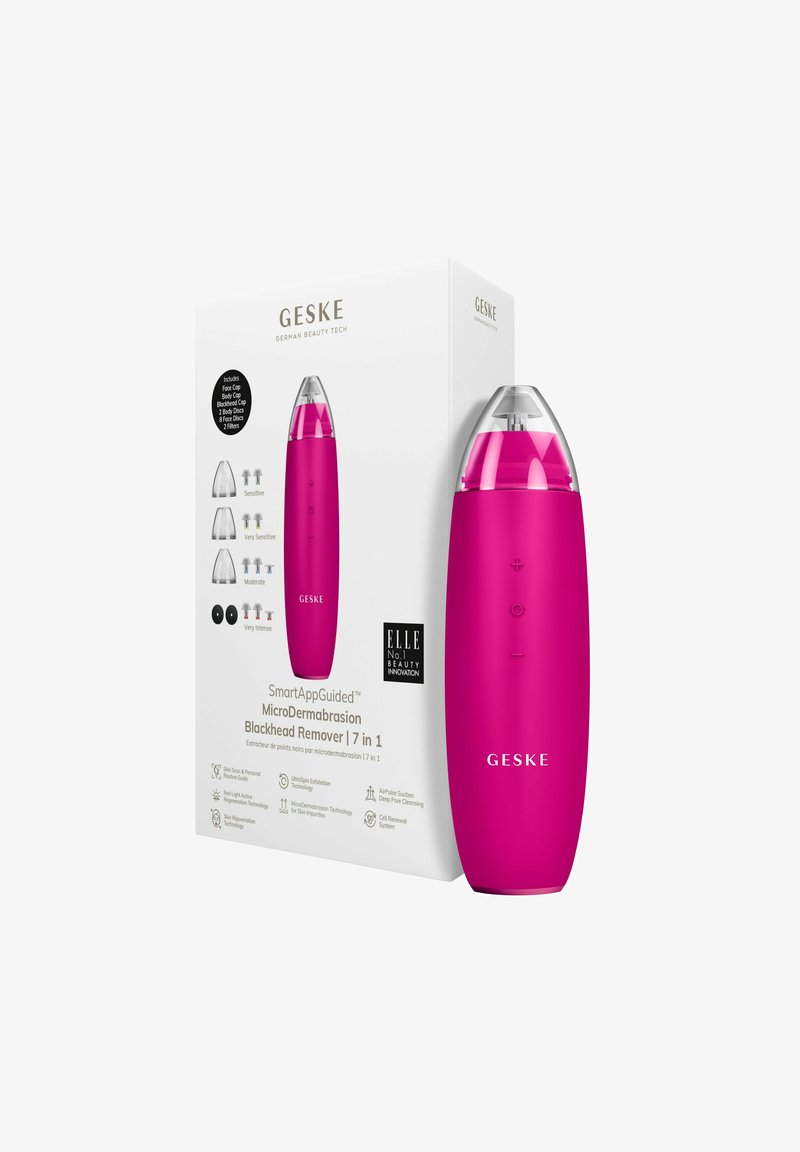 GESKE - MICRODERMABRASION BLACKHEAD REMOVER | 7 IN 1 - Accessoires soin du corps - magenta, Agrandir