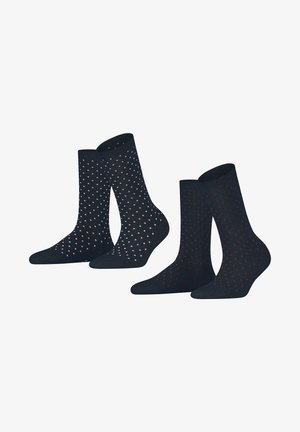 Esprit FINE DOT 2-PACK - Socks - marine
