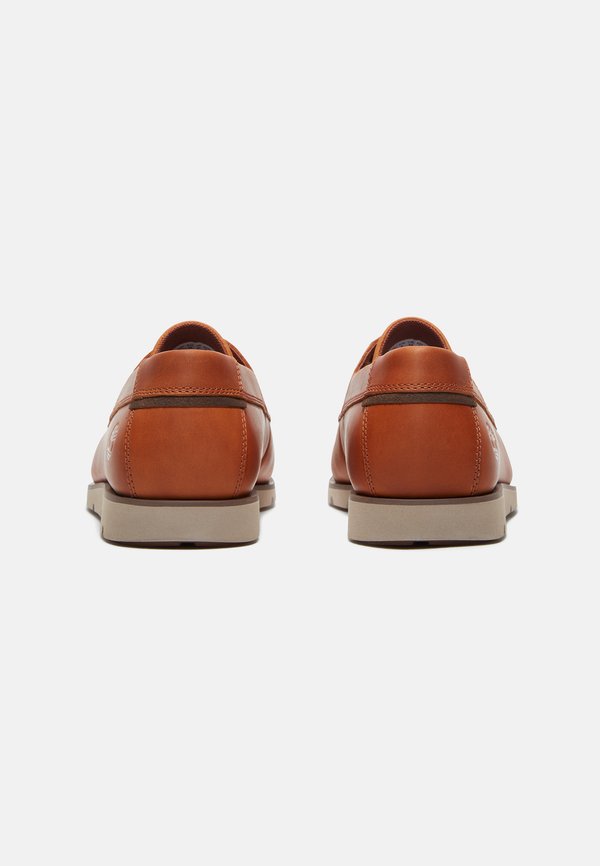 GRAFTON BAY - Casual lace-ups - dark orange full grain3