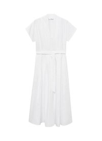 Shirt dress - white