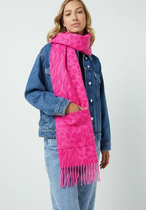 ANIMAL PATTERN MIDWEIGHT - Scarf - magenta pink
