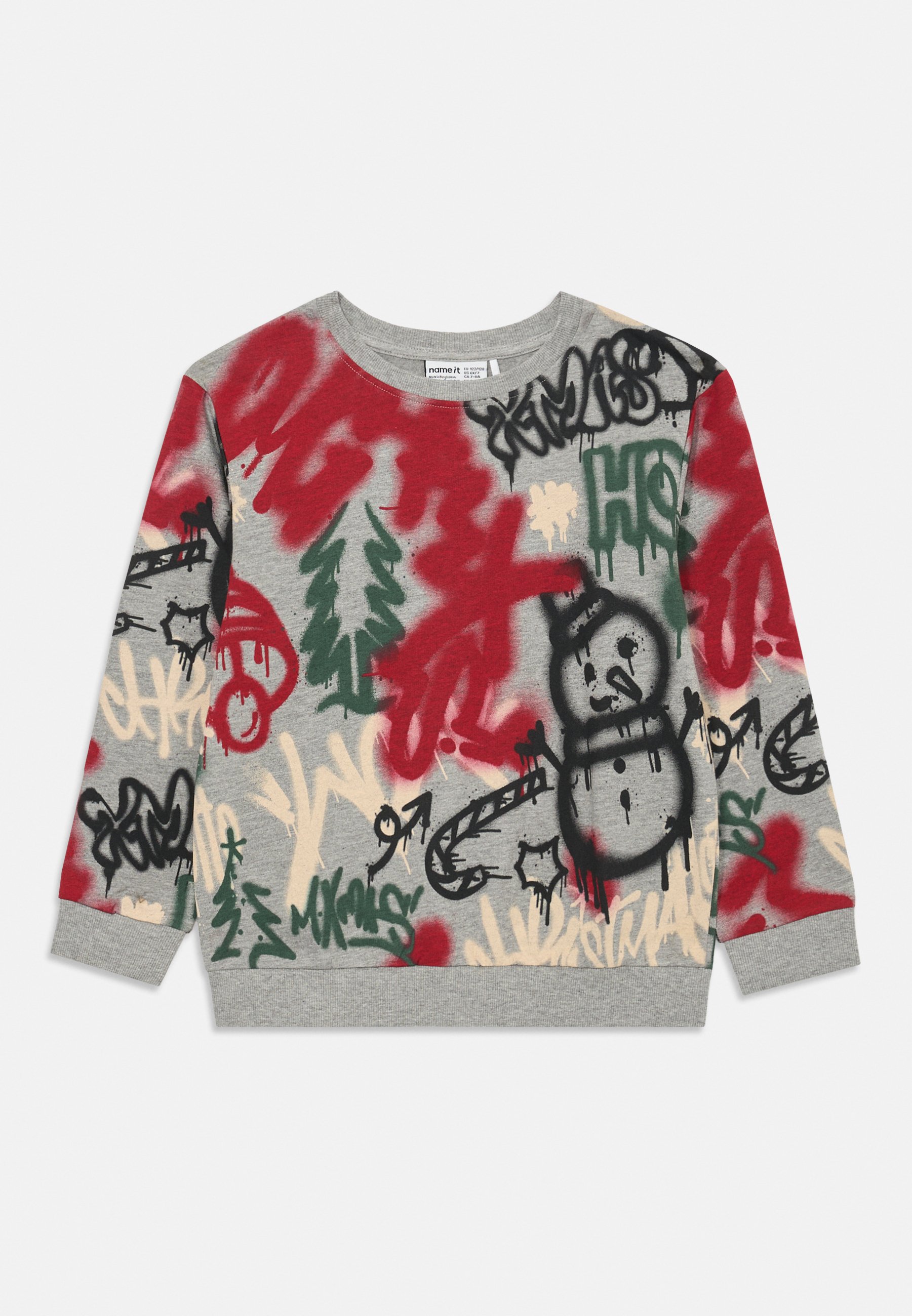 NAME IT Jungen Sweatshirt NKMVODER Ls Nreg – Bequemer Langarm-Pullover Mit Rundhals Und Print Für Herbst-Abenteuer