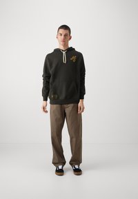 New Era SCRIPT LOGO - Felpa con cappuccio - black