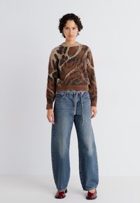 Vero Moda VMALEA ONECK - Πουλόβερ - silver mink