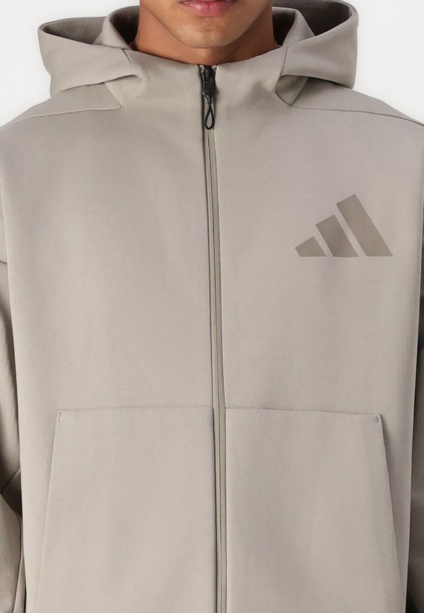 Zip-up sweatshirt - putty beige4