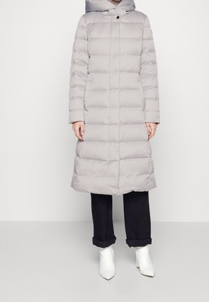 Kabát z prachového peří - silver-coloured