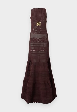 Elisabetta Franchi WOMANS DRESS - Maxi ruha - cacao