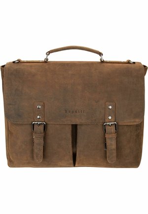 bugatti LUCA  WITH FLAP - Ventiquattrore - braun