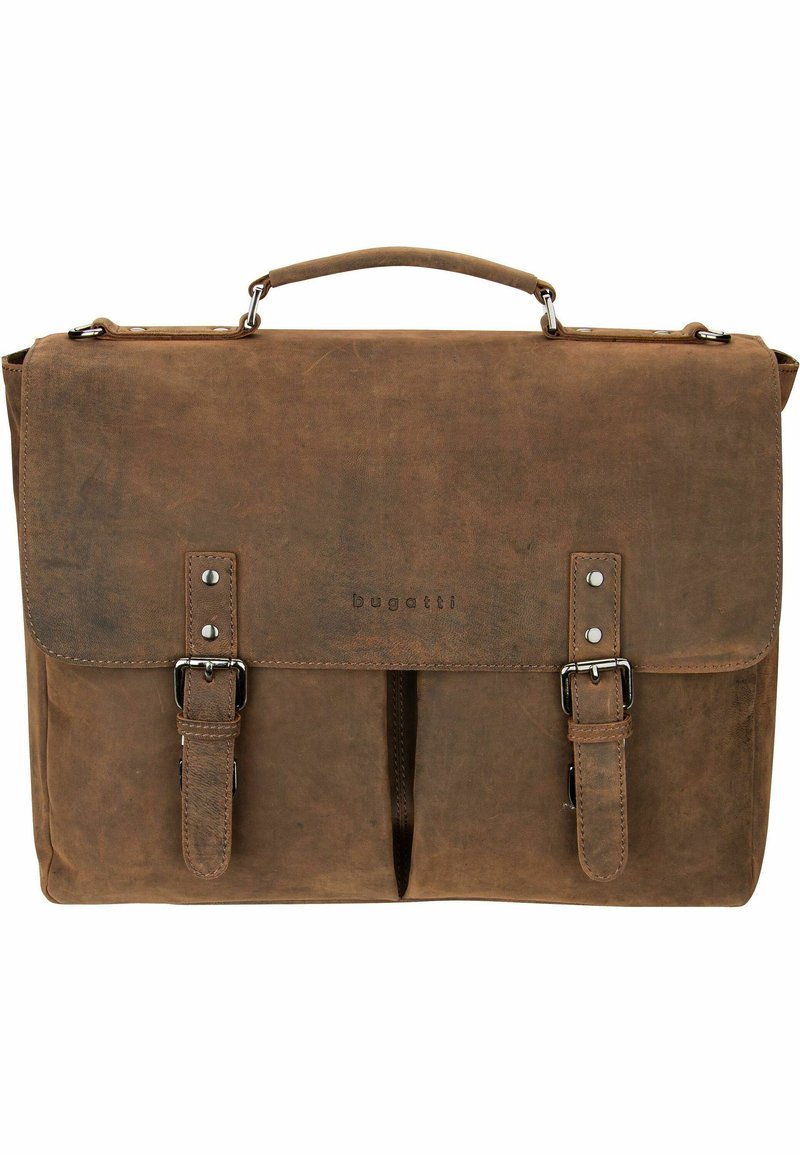 bugatti LUCA  WITH FLAP - Ventiquattrore - braun