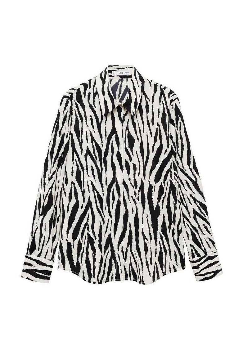 Mango Overhemdblouse crème Mango Overhemdblouse crème