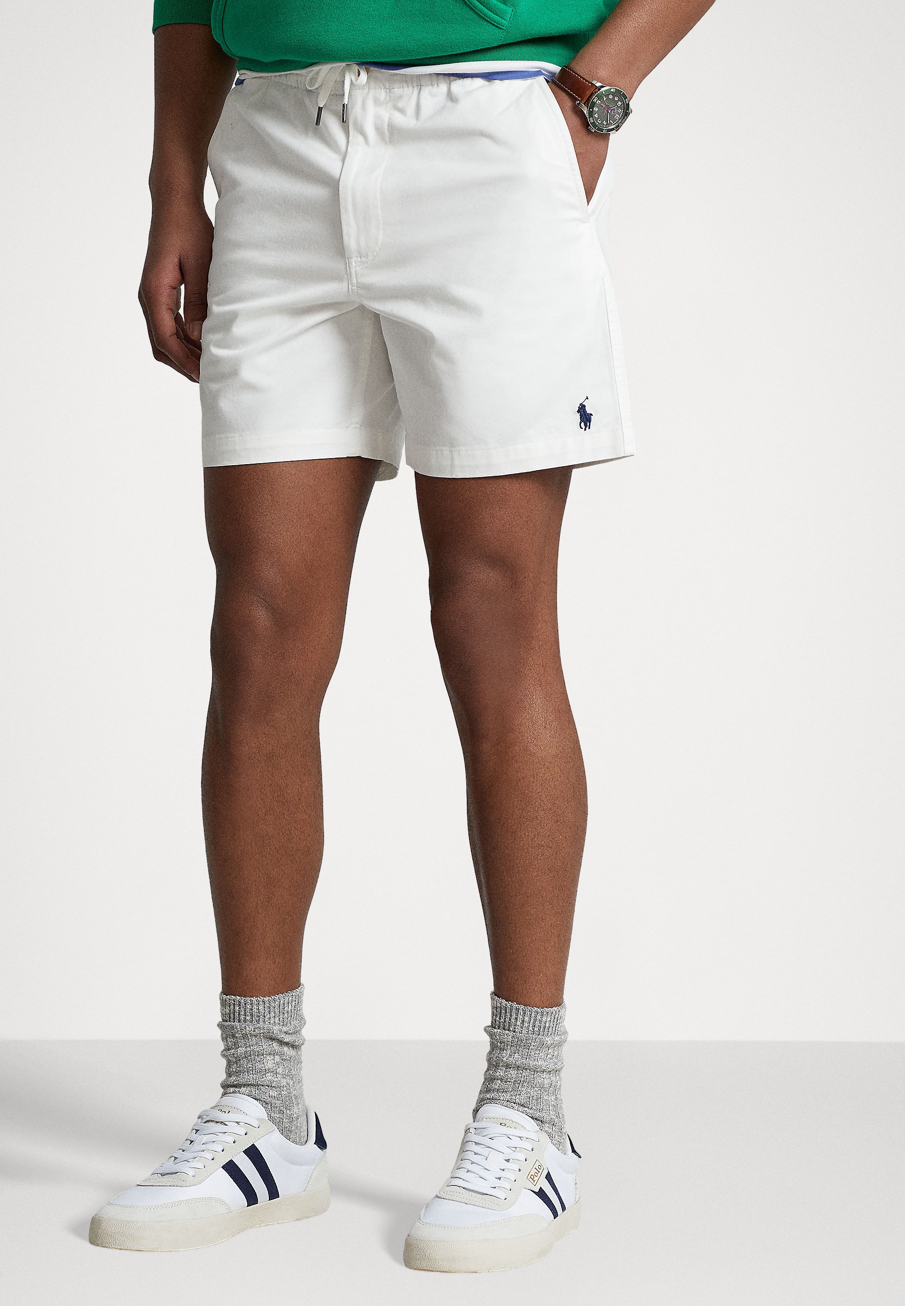 Polo Ralph Lauren POLO STRETCH CHINO SHORT - Shorts - white/blanco Zalando.es