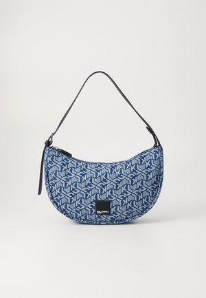 BOX LOGO SOFT HALFMOON - Handtas - blue