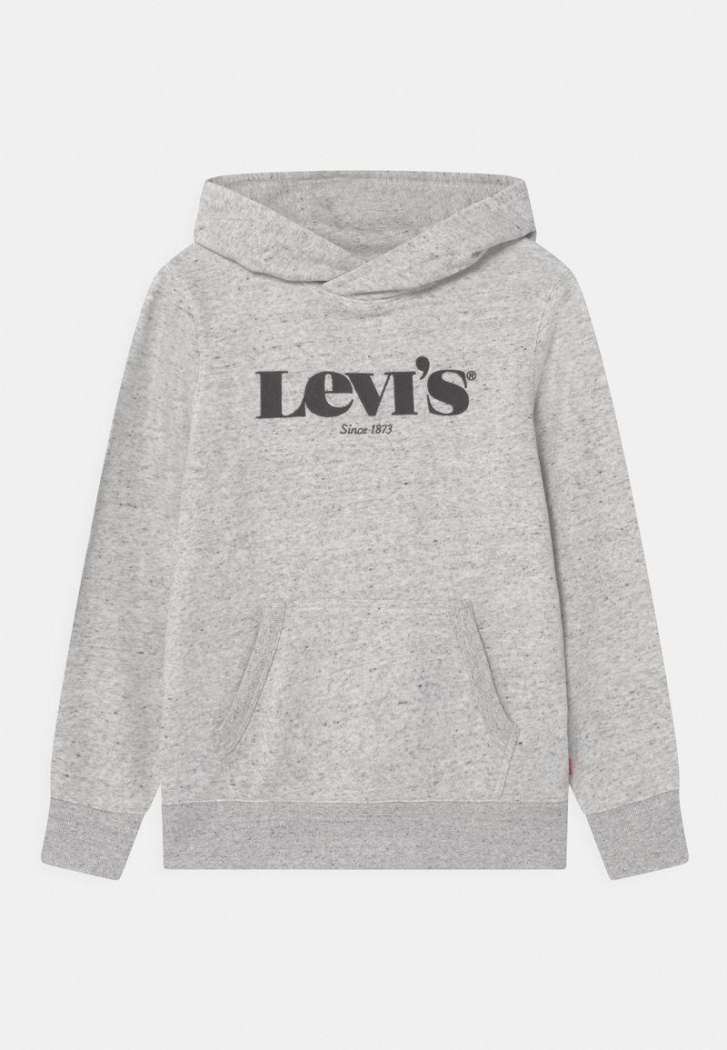 Levi's® LOGO HOODIE UNISEX - Sweat à capuche - white/black heather